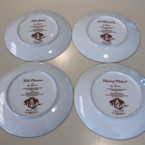 Hamilton Collection cat plates - Picture 6 of 6